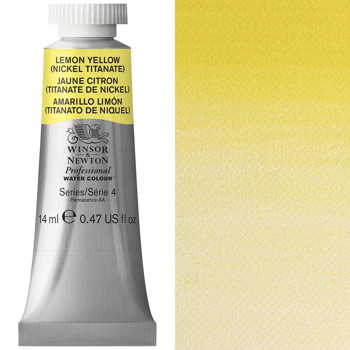 Winsor & Newton Lemon Yellow 14ml - S2 Professional Watercolour - Winsor & Newton at DRK Crafts