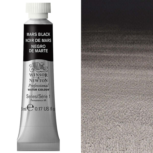 Winsor & Newton Professional Watercolour 5ml Mars Black - Winsor & Newton at DRK Crafts