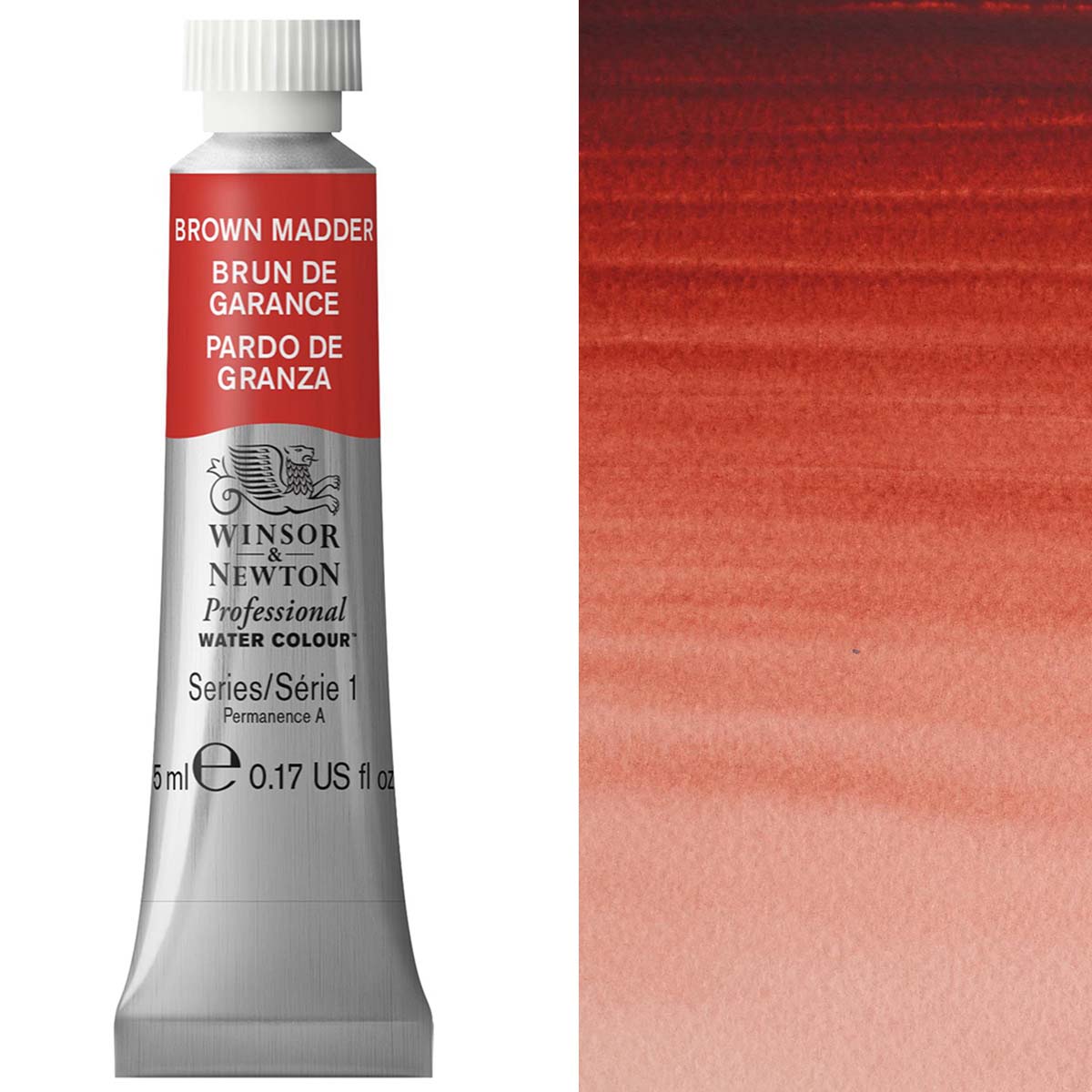 Winsor & Newton Professional Watercolour 5ml Brown Madder - Winsor & Newton at DRK Crafts