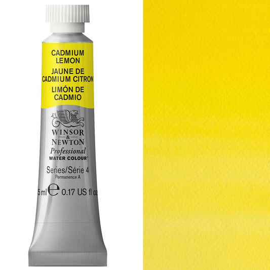 Winsor & Newton Professional Watercolour 5ml Cadmium Lemon - Winsor & Newton at DRK Crafts