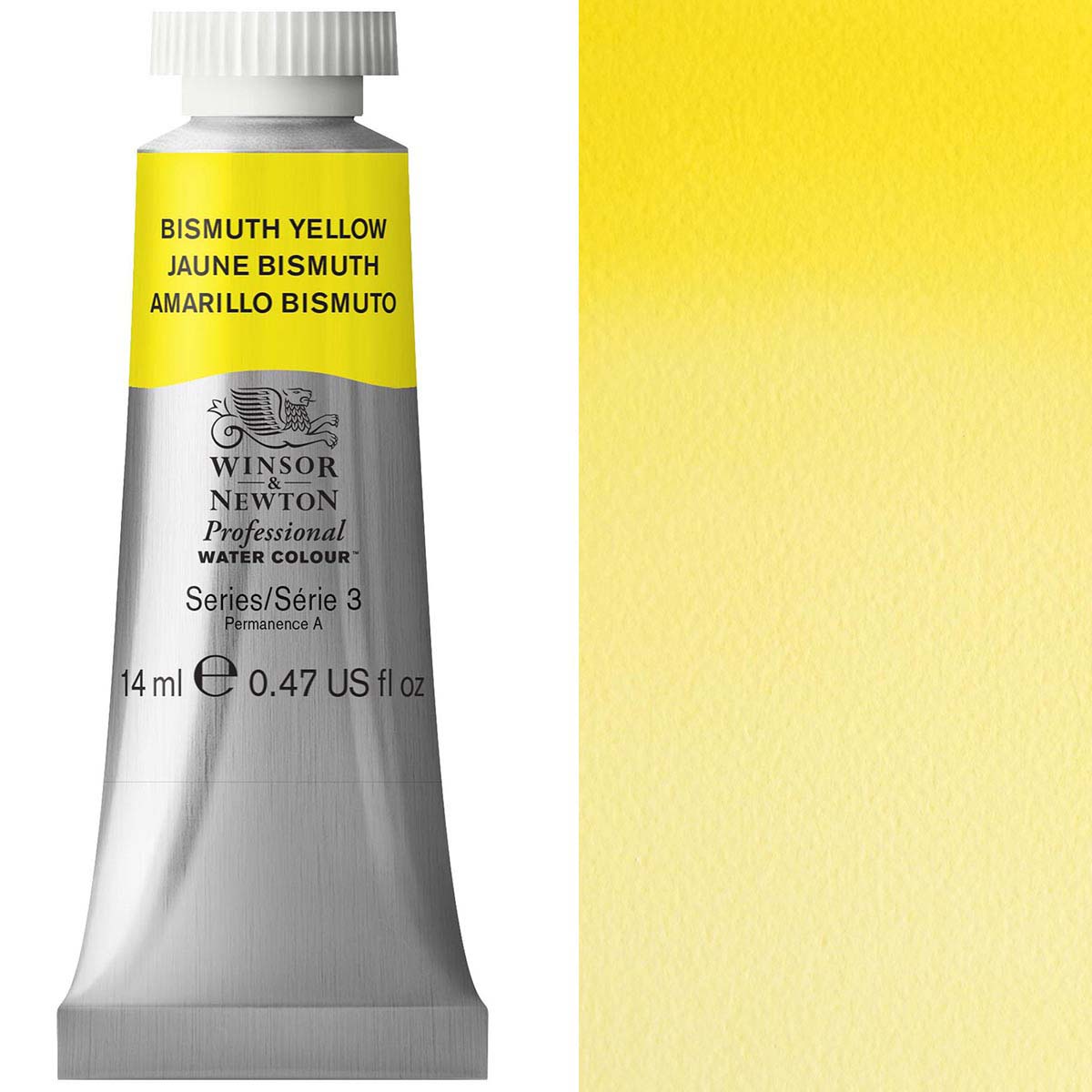 Winsor & Newton Bismuth Yellow 14ml - S3 Professional Watercolour - Winsor & Newton at DRK Crafts