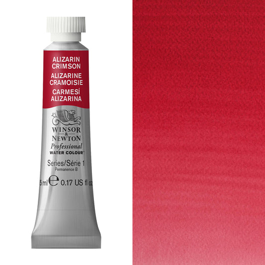 Winsor & Newton Professional Watercolour 5ml Alizarin Crimson - Winsor & Newton at DRK Crafts