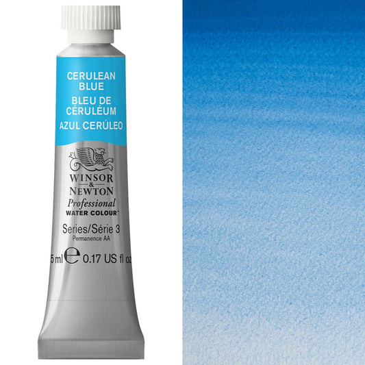 Winsor & Newton Professional Watercolour 5ml Cerulean Blue - Winsor & Newton at DRK Crafts