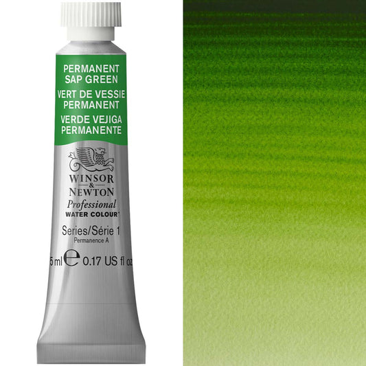 Winsor & Newton Professional Watercolour 5ml Perm Sap Green - Winsor & Newton at DRK Crafts