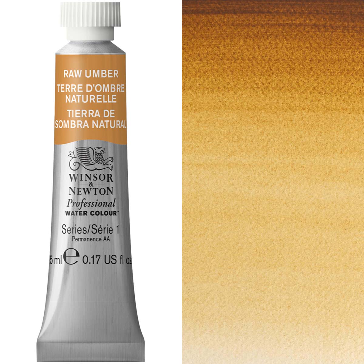 Winsor & Newton Professional Watercolour 5ml Raw Umber - Winsor & Newton at DRK Crafts