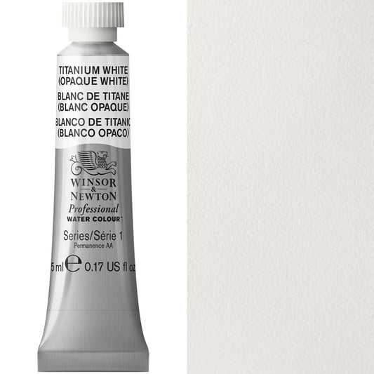 Winsor & Newton Professional Watercolour 5ml Titanium White - Winsor & Newton at DRK Crafts