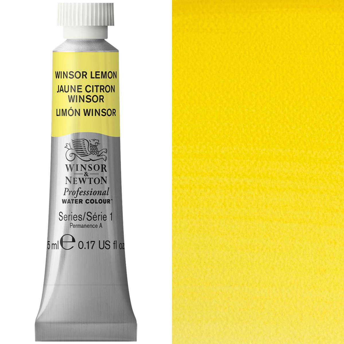 Winsor & Newton Professional Watercolour 5ml Winsor Lemon - Winsor & Newton at DRK Crafts