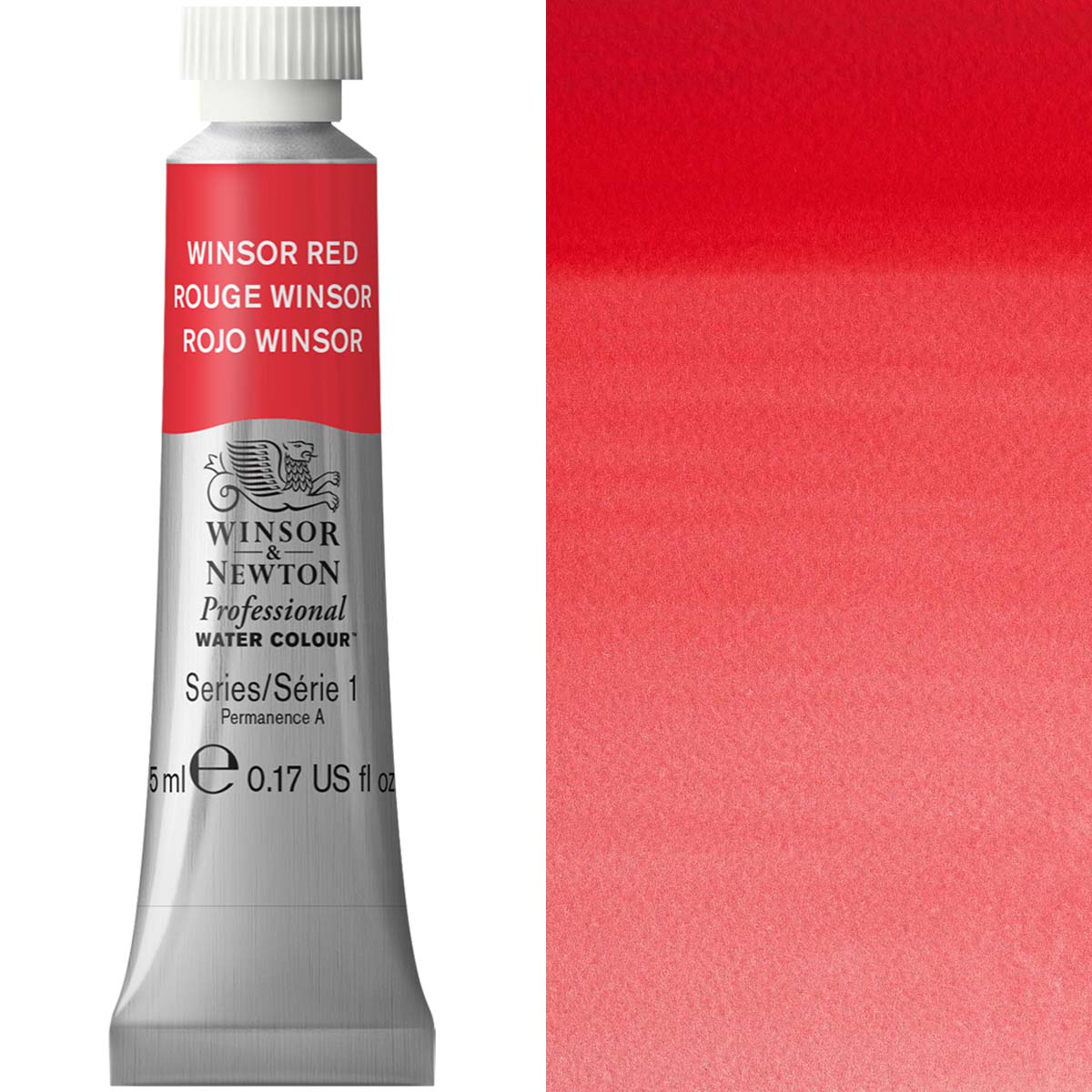 Winsor & Newton Professional Watercolour 5ml Winsor Red - Winsor & Newton at DRK Crafts