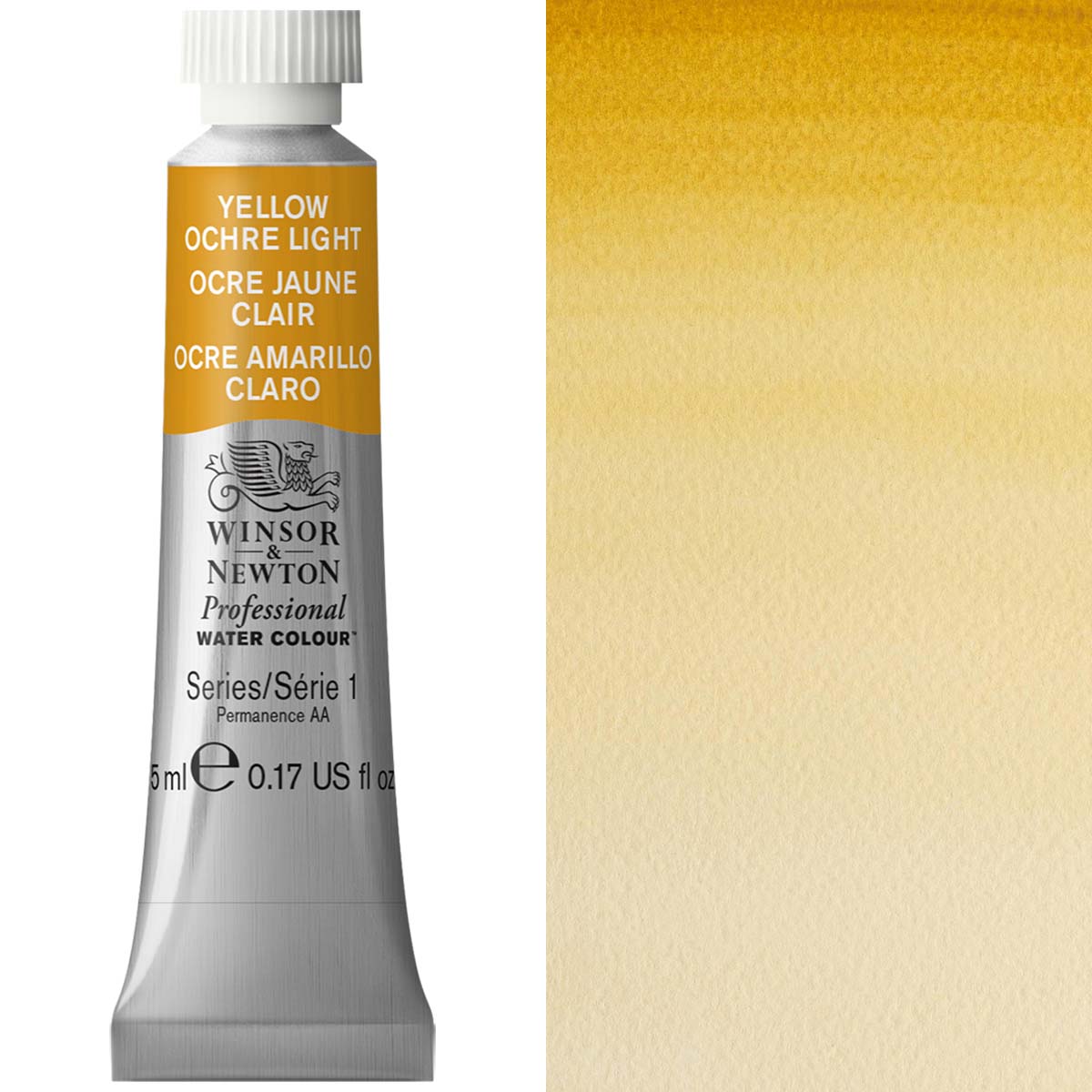 Winsor & Newton Professional Watercolour 5ml Yellow Ochre Light - Winsor & Newton at DRK Crafts