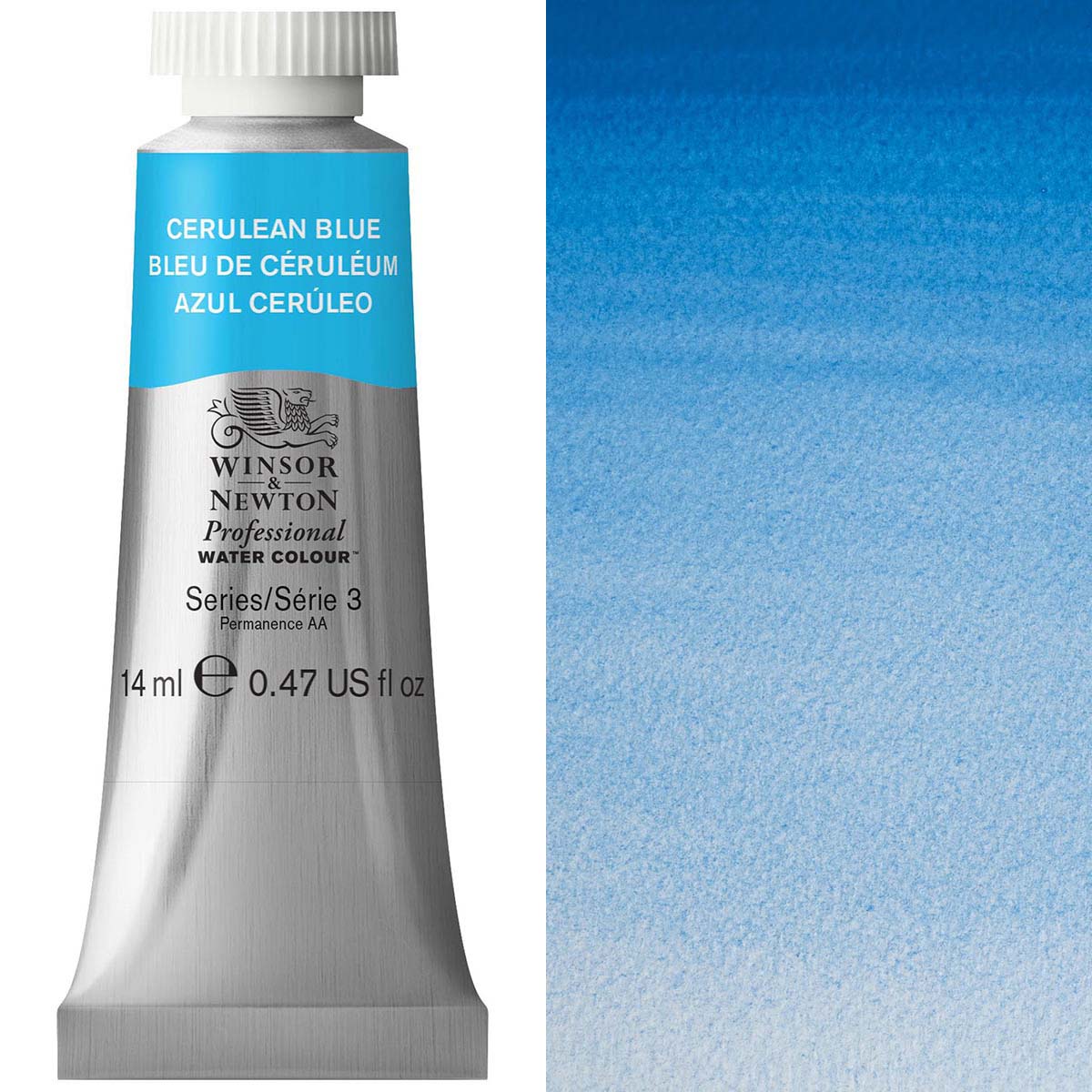 Winsor & Newton Cerulean Blue 14ml - S3 Professional Watercolour - Winsor & Newton at DRK Crafts
