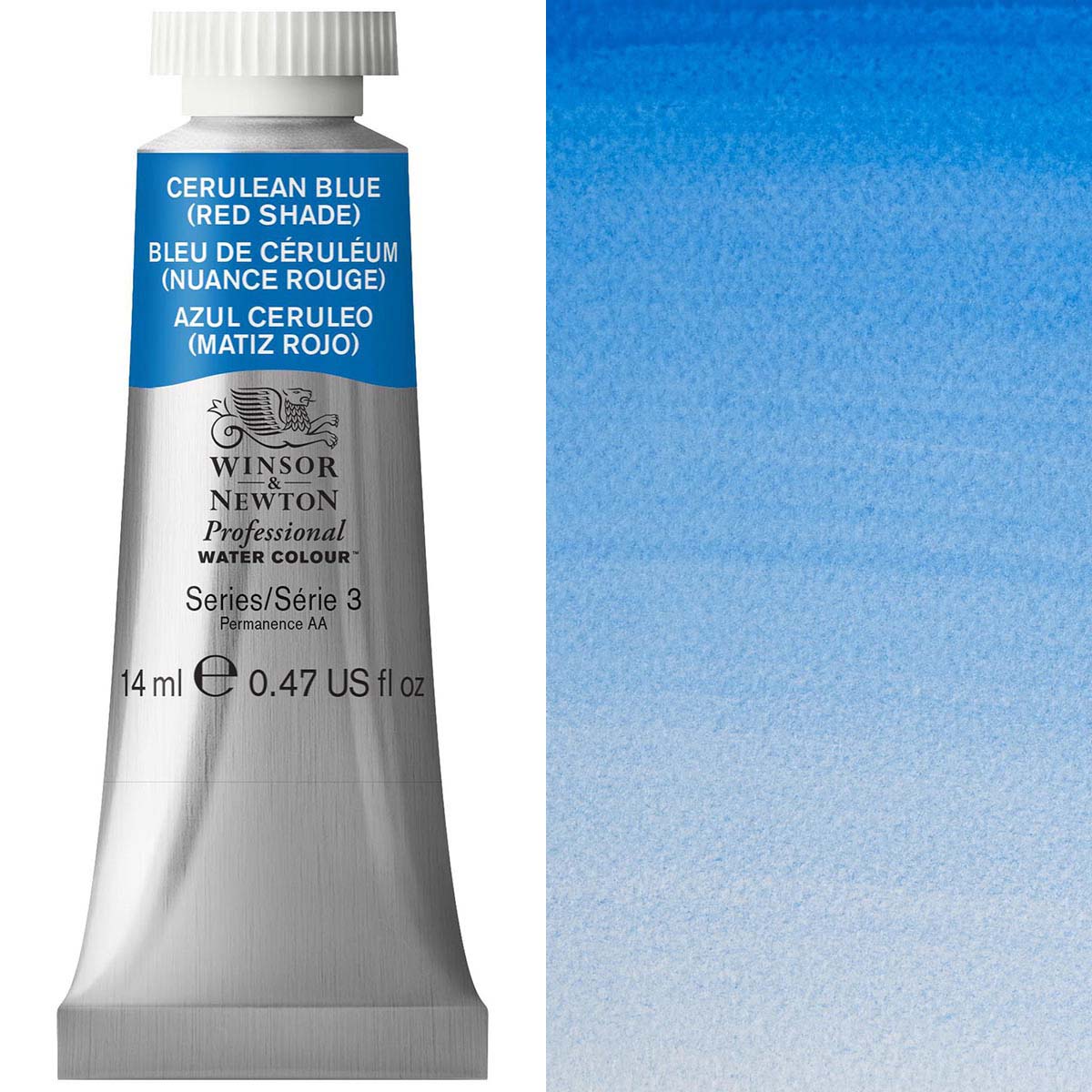 Winsor & Newton Cerulean Blue Red Shade 14ml - S3 Professional Watercolour - Winsor & Newton at DRK Crafts
