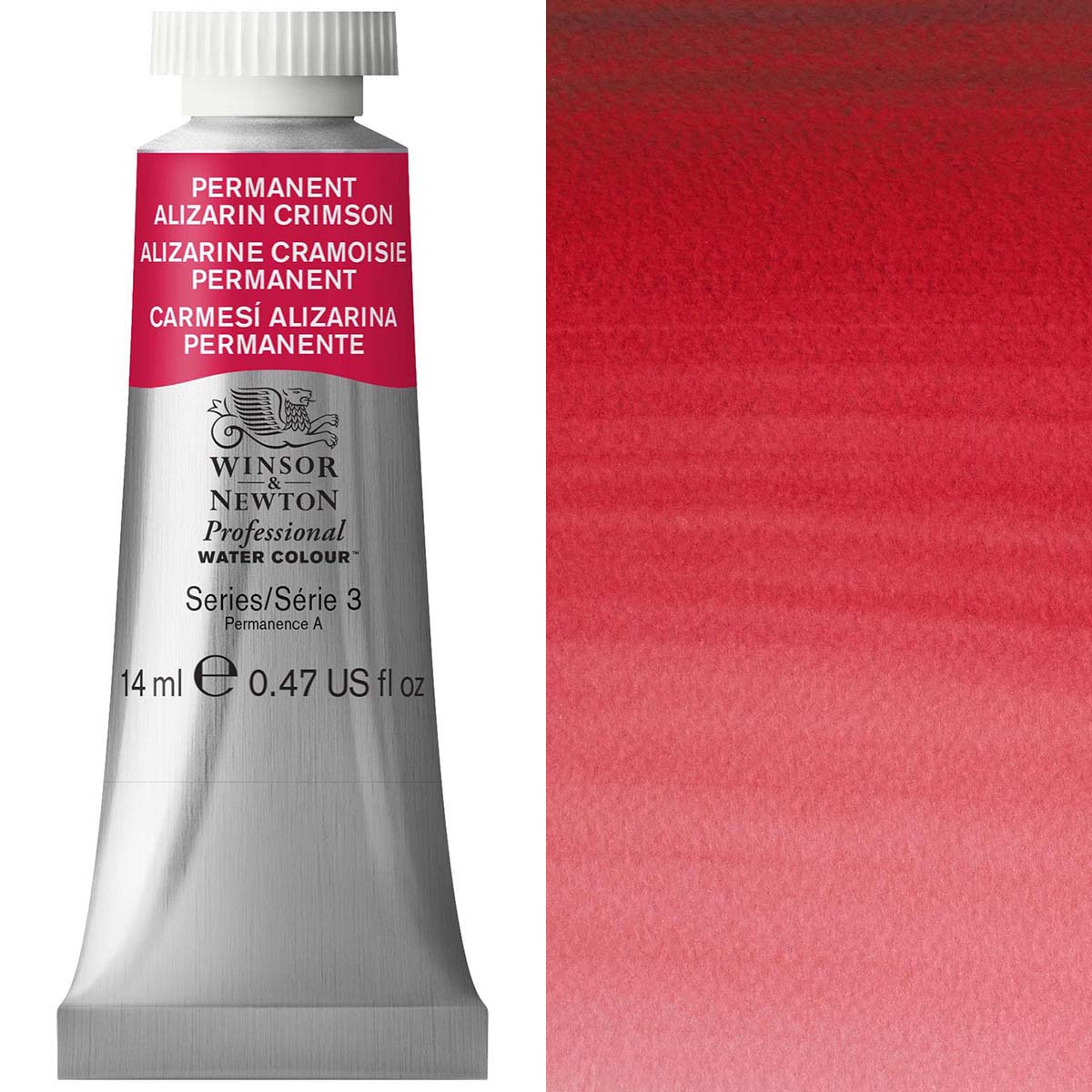 Winsor & Newton Permanent Alizarin Crimson 14ml - S3 Professional Watercolour - Winsor & Newton at DRK Crafts