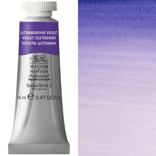 Winsor & Newton Ultramarine Violet 14ml - S2 Professional Watercolour - Winsor & Newton at DRK Crafts