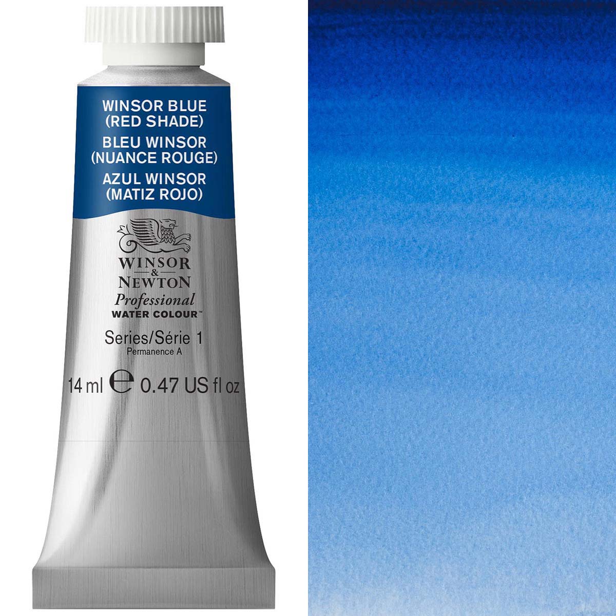 Winsor Blue Red Shade 14ml - S1 Professional Watercolour - Winsor & Newton at DRK Crafts