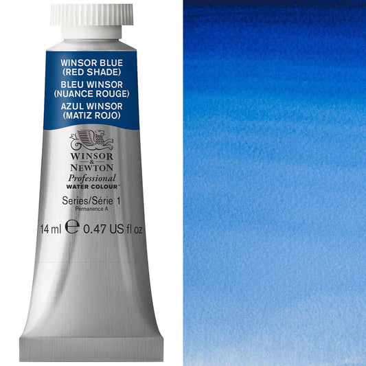 Winsor Blue Red Shade 14ml - S1 Professional Watercolour - Winsor & Newton at DRK Crafts