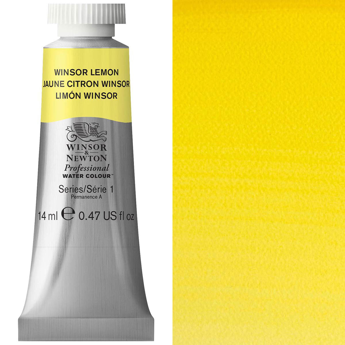 Winsor Lemon 14ml - S1 Professional Watercolour - Winsor & Newton at DRK Crafts