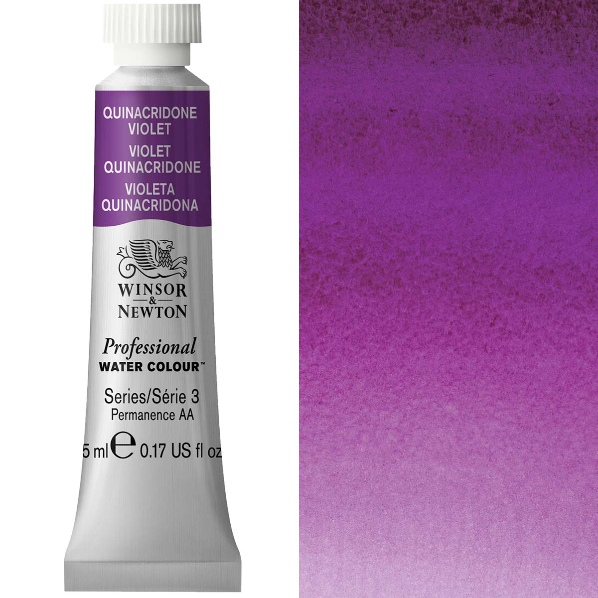Winsor & Newton Professional Watercolour 5ml Quinacridone Violet - Winsor & Newton at DRK Crafts