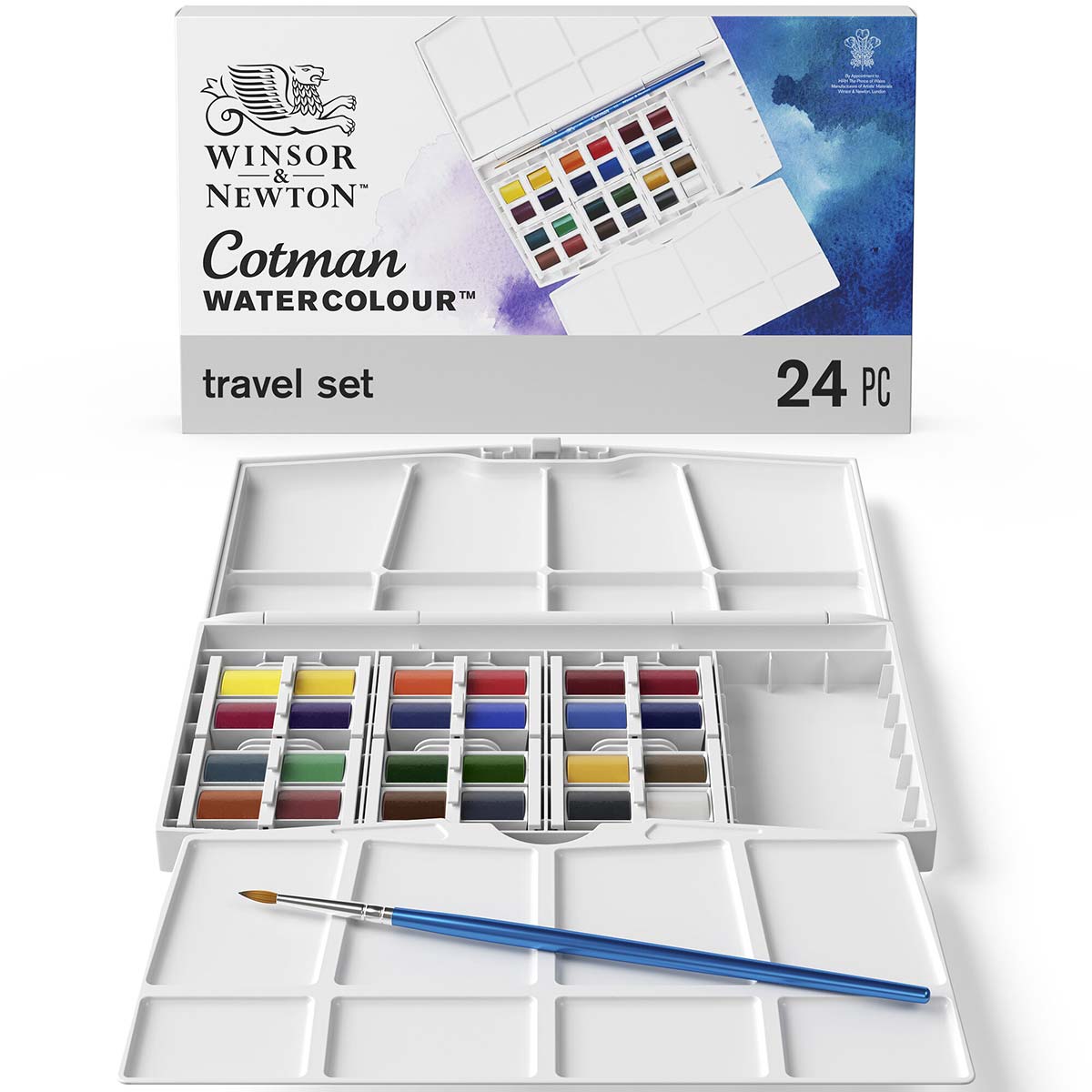 Winsor & Newton Cotman Watercolours Painting Plus 24 Set - Winsor & Newton at DRK Crafts