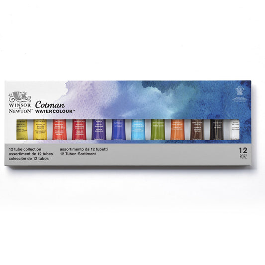 Winsor & Newton Cotman Watercolour 12 Tubeset 12x8ml - Winsor & Newton at DRK Crafts