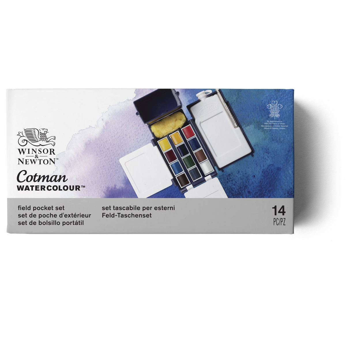 Winsor & Newton Cotman Watercolours Field Box - 12 s - Winsor & Newton at DRK Crafts