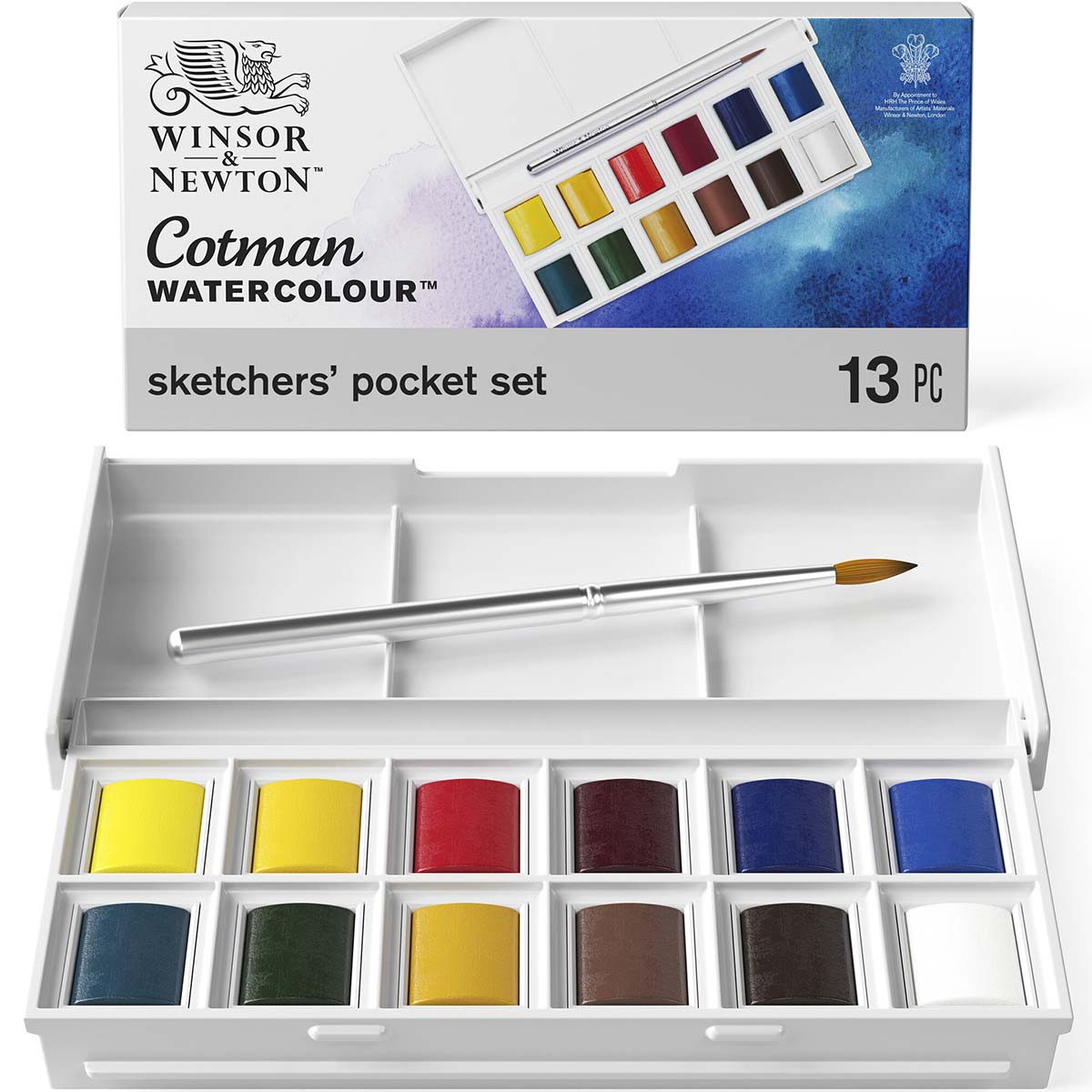 Winsor & Newton Cotman Watercolours Sketchers' Pocket Box - Winsor & Newton at DRK Crafts