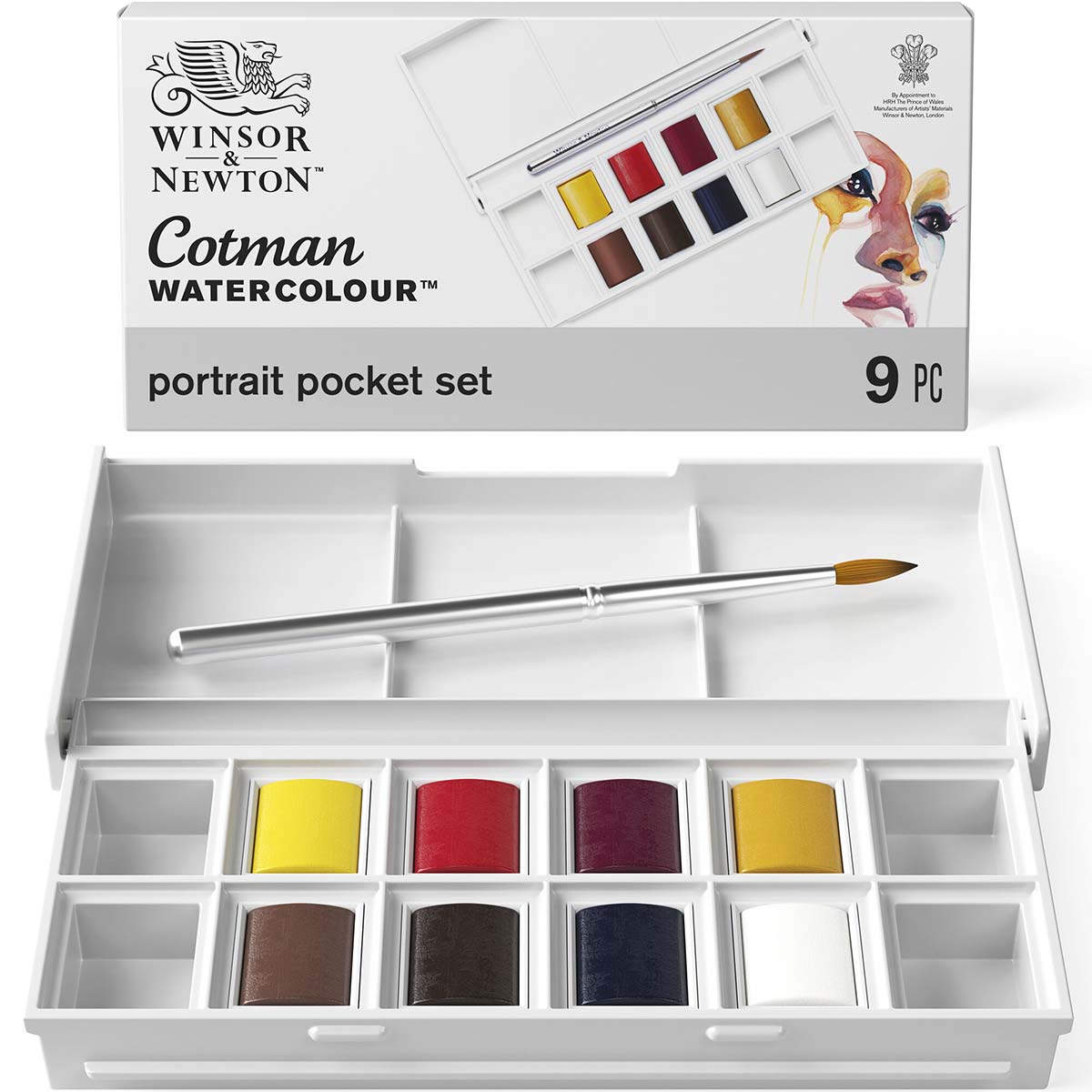 Winsor & Newton Cotman Watercolour Pocket Set - Portrait - Winsor & Newton at DRK Crafts