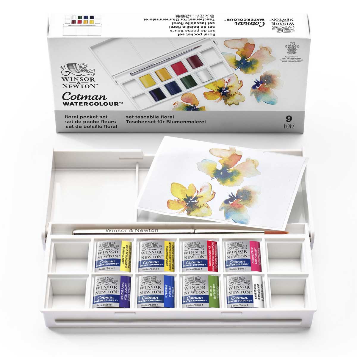 Winsor & Newton Cotman Watercolour Pocket Set - Floral - Winsor & Newton at DRK Crafts