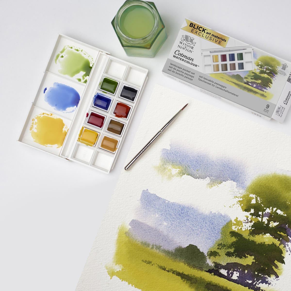 Winsor & Newton Cotman Pocket Set - Landscape - Winsor & Newton at DRK Crafts