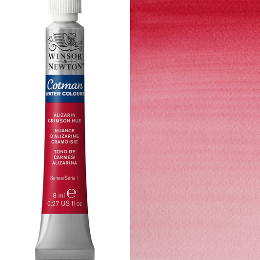 Winsor & Newton Cotman Watercolour 8ml - Alizarin Crimson Hue - Winsor & Newton at DRK Crafts