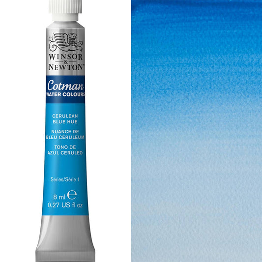 Winsor & Newton Cotman Watercolour 8ml - Cerulean Blue Hue - Winsor & Newton at DRK Crafts