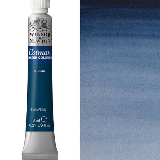 Winsor & Newton Cotman Watercolour 8ml - Indigo - Winsor & Newton at DRK Crafts
