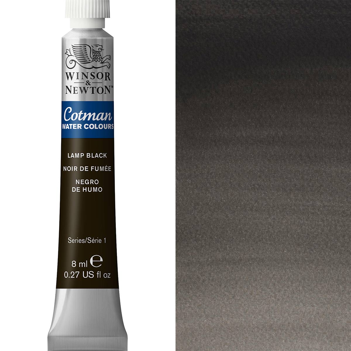 Winsor & Newton Cotman Watercolour 8ml - Lamp Black - Winsor & Newton at DRK Crafts