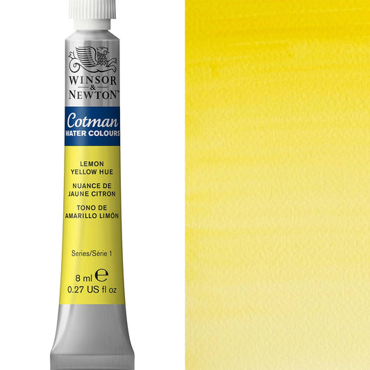 Winsor & Newton Cotman Watercolour 8ml - Lemon Yellow Hue - Winsor & Newton at DRK Crafts