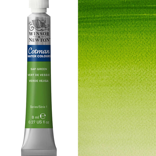 Winsor & Newton Cotman Watercolour 8ml - Sap Green - Winsor & Newton at DRK Crafts