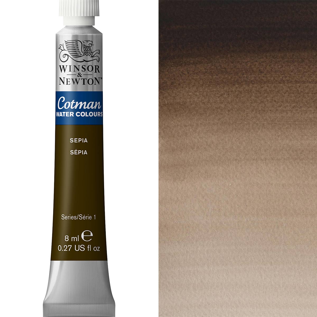 Winsor & Newton Cotman Watercolour 8ml - Sepia - Winsor & Newton at DRK Crafts