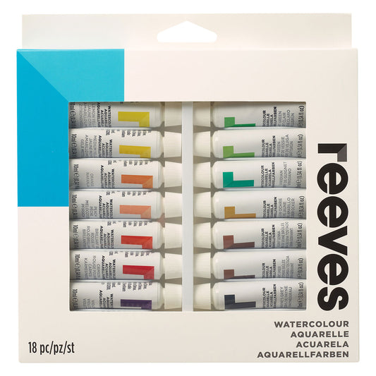 Reeves Fine Watercolours Hang Pack 18 x 12ml