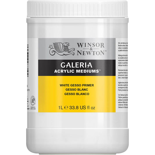 Winsor & Newton Galeria White Gesso 1 Litre - Winsor & Newton at DRK Crafts