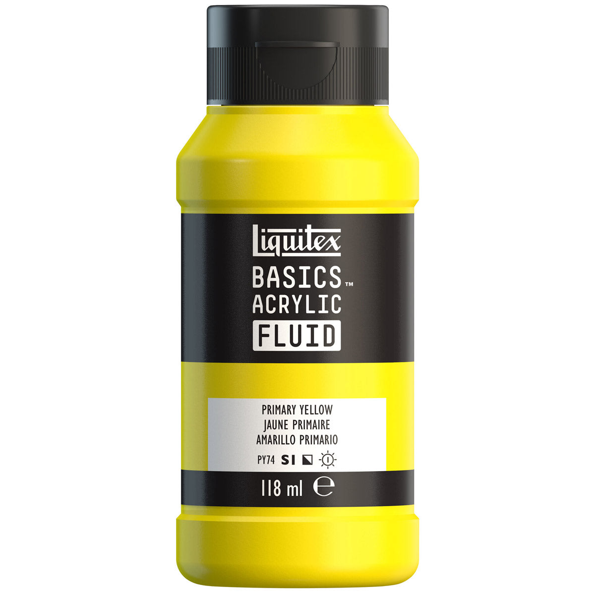 Liquitex Basics Acrylic Fluid - Primary Yellow S1