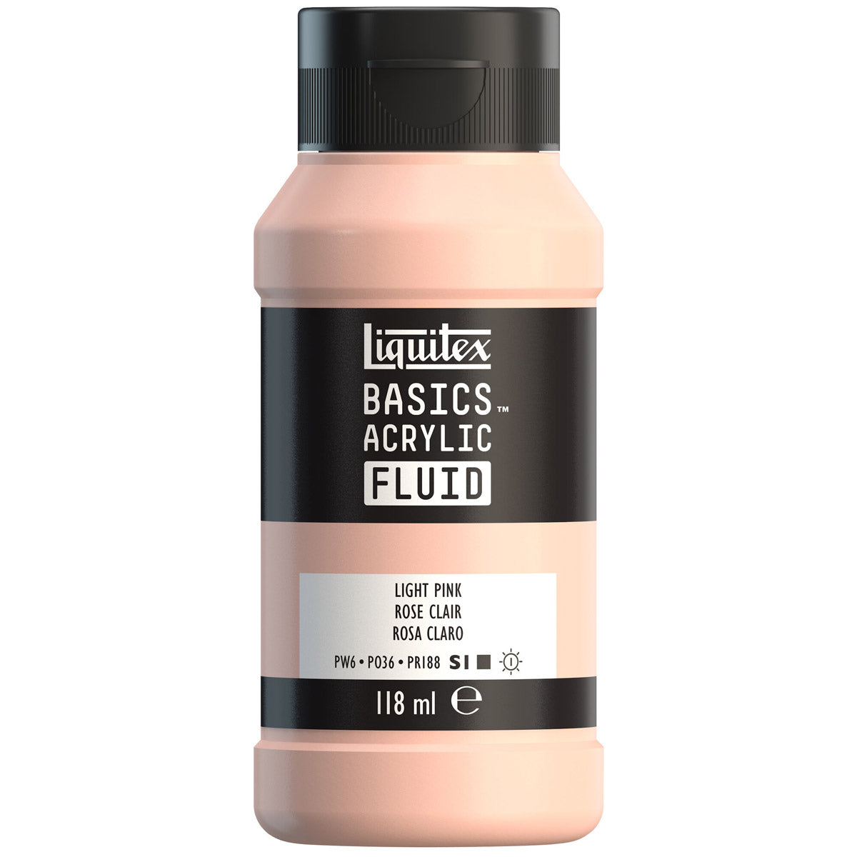 Liquitex Basics Acrylic Fluid - Light Pink S1