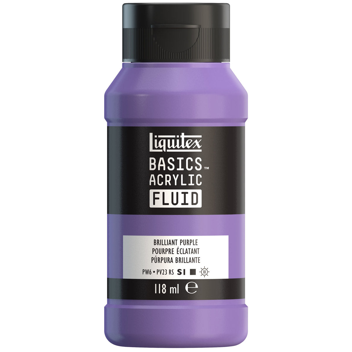 Liquitex Basics Acrylic Fluid - Brilliant Purple S1