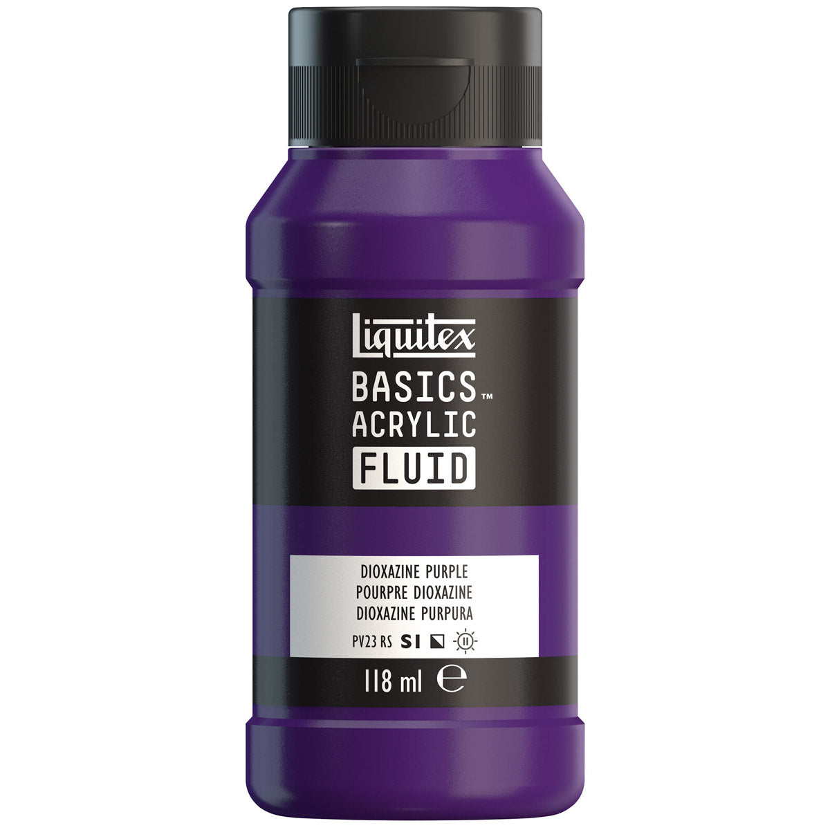Liquitex Basics Acrylic Fluid - Dioxazine Purple S1
