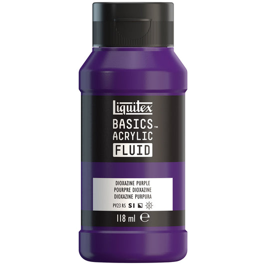 Liquitex Basics Acrylic Fluid - Dioxazine Purple S1
