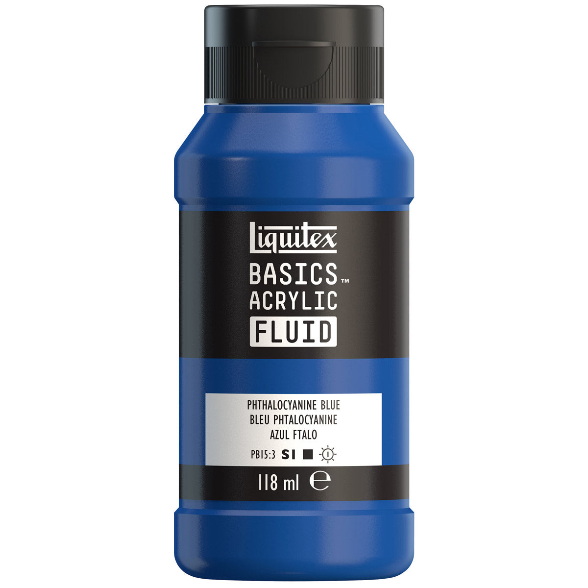 Liquitex Basics Acrylic Fluid - Phthalocyanine Blue S1