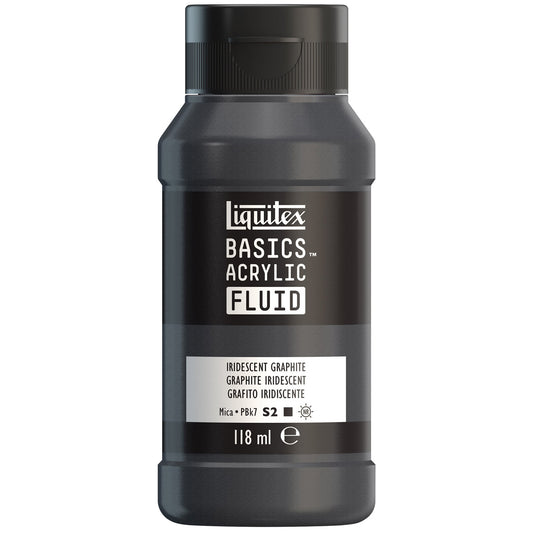Liquitex Basics Acrylic Fluid - Iridescent Graphite S2