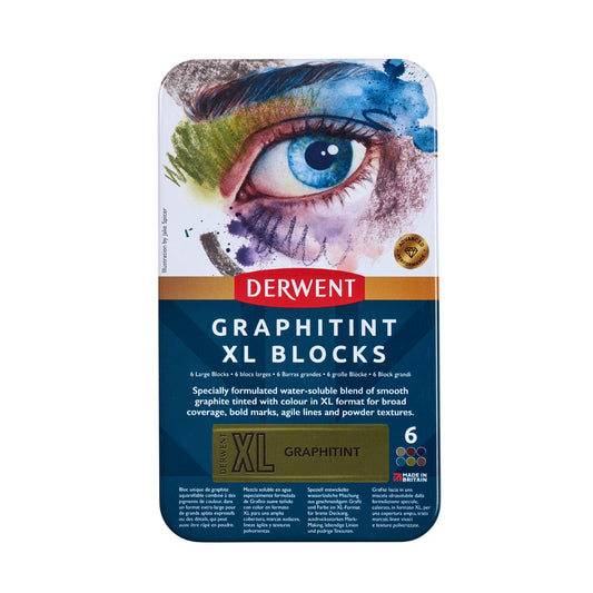 Derwent Graphitint XL Blocks Tin (6)