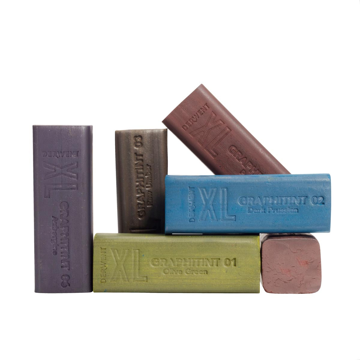 Derwent Graphitint XL Blocks Tin (6)