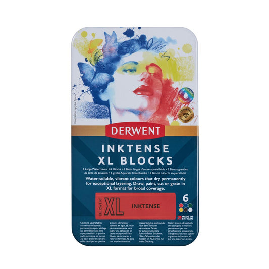 Derwent Inktense XL Blocks Tin (6)