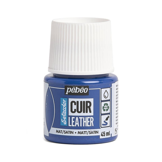 Pebeo Setacolor Leather - Ultramarine Blue (45ml)