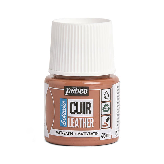 Pebeo Setacolor Leather - Terracotta (45ml)
