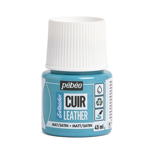Pebeo Setacolor Leather - Turquoise Blue (45ml)